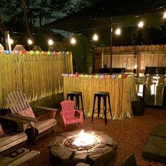 Luau Grass Table Skirt 9ft for Hawaiian Party Moana Theme Tropical Birthday P…
