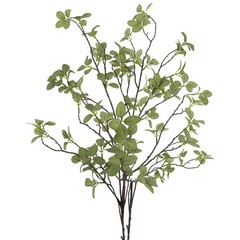 Ruidazon 2 pcs Artificial Greenery Stems, 41.3’’ Tall Fake Plants 2Pcs, Green