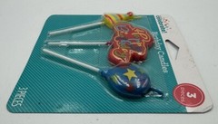 Way to Celebrate Birthday Candles 3 Pieces. New