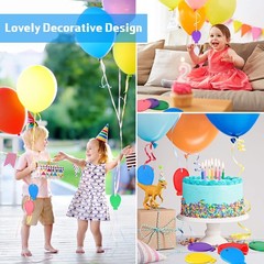 36 Pcs Colorful Plastic Balloon Weights Balloon Shaped Weights for Birthdays …