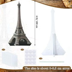 6 ft Eiffel Tower Cardboard Cutout Stand up Life Size French Part Theme Party