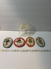 Paper Lanterns Butterflies Butterfly Spring Flower Theme lot 4 Vintage Fragile