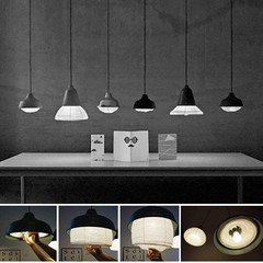 12Pcs White Paper Lanterns with LED Lights, Chinese Hanging Lanterns (6″ 8″ 10″