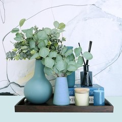 10 Pcs Mixed Eucalyptus Leaves Stems Bulk Artificial Silver Dollar Green,grey