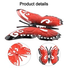 Adorable and Lively Metal Butterfly Yard Decor Colorful Garden Outdoor Wall Art