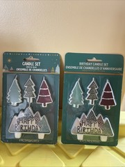 2 Pack🌟 Wilderness Birthday Candle Set 3 Pcs