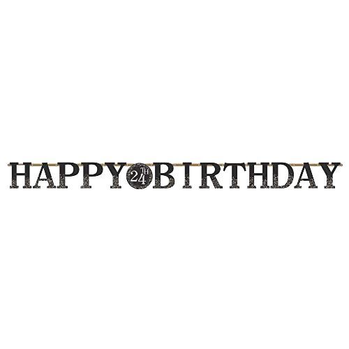 Amscan Sparkling Celebration Add-Any-Age Jumbo Letter Banner Kit, One Size, Mult