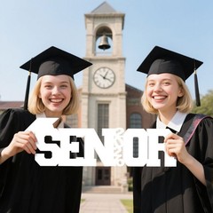 Large Senior 2026 Sign Graduation Decorations Class of 2026 Photo Booth Props…