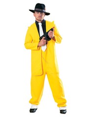 Yellow Gangster Cardboard Jumpsuit By Gangster Molls