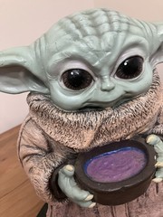 Baby Yoda Party Holder, figure, statue
