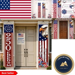 Durable 250th Anniversary Banner – Perfect for Memorial Day & July 4th!