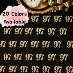 97th Birthday Decorations Glitter Confetti Age Number Party Favors (SET of 50)