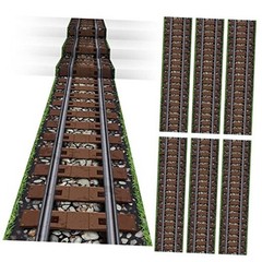 24 Inch x 10 ft Western Plastic Railroad Track Aisle Runner Train Party 6
