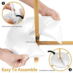 4 Pcs Water Weight Bags for Balloon Column Stand and Balloon Arch, Balloon St…