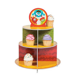 Mini Monster Cupcake Stand Kids Party Dessert Display Free Ship US