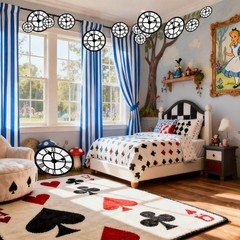 20 Pcs Vintage Hanging Clock Decorations – Steampunk, Fantasy & Wonderland Th…