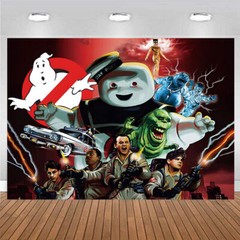 Ghostbusters Backdrop Birthday Party Decoration Ghost Photo Background Banner