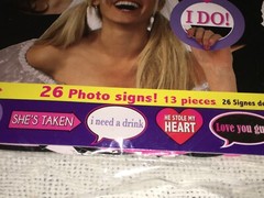 Outta Control Bachelorette Party Photo Booth Props 126 Photo Signs New Sealed