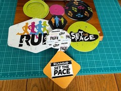 Big Dot of Happiness Party Decorations “Running~Set The Pace”~Set Of 40 Pcs. NEW