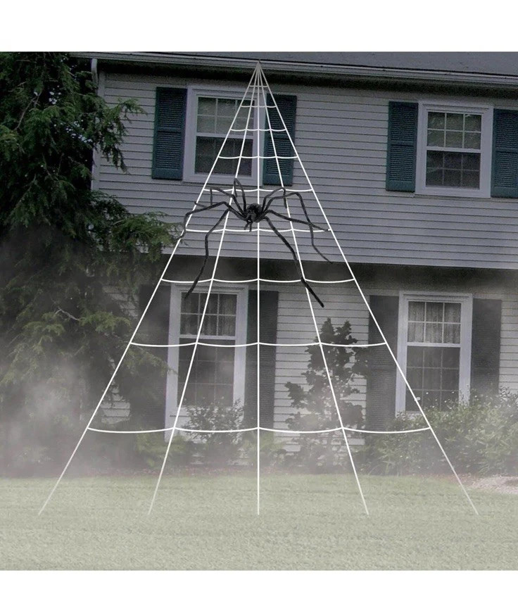 Forum Novelties Giant White Spider Web Halloween Party Decoration 60 Inches