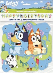 Wholesale 10 Count Bluey & Bingo Banners Birthday Party Supplies