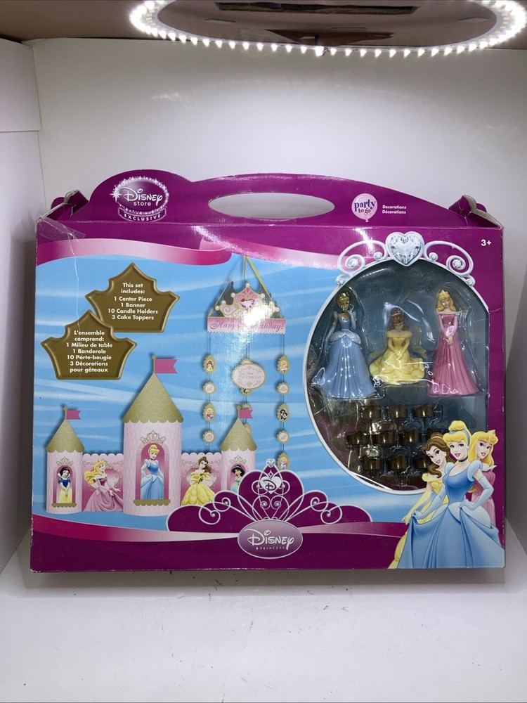 Disney Store Exclusive: Princess Party To Go Birthday Party Pack NIB/Sealed