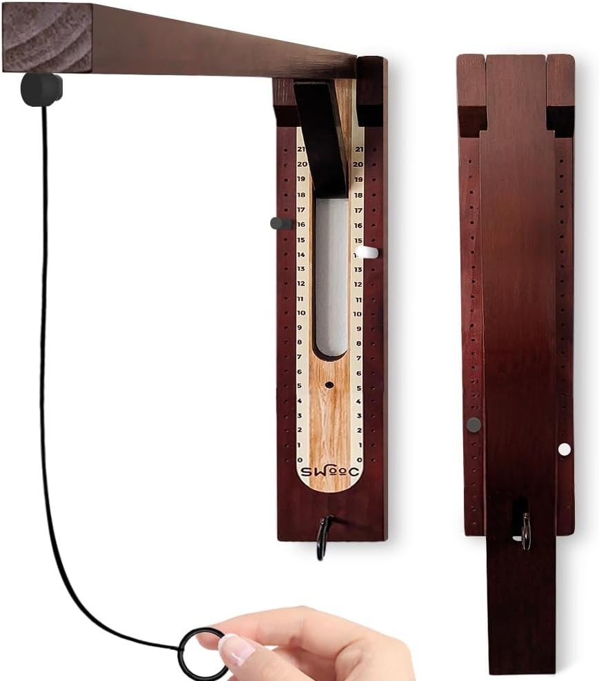 Hideaway Hook and Ring Game – Weather Resistant Wall Toss for Man Cave Fun