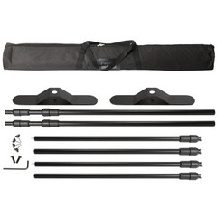 VEVOR 10pc 8″x10″ Step Repeat Backdrop Telescopic Banner Stand Adjustable