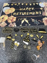 Happy Retirement Party Decorations 37 Pcs