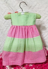 Summer Fun Gingham Centerpiece For Baby Shower, Birthday, Keepsake Outfit-Unique