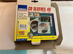 28 CD Sleeves Aidata Computer Accessories Fits 3 or 2 Ring Binder OPEN BOX New