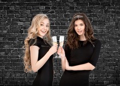 7x5FT Black Brick Wall Photography Backdrop Vintage Theme Stone Brick Design