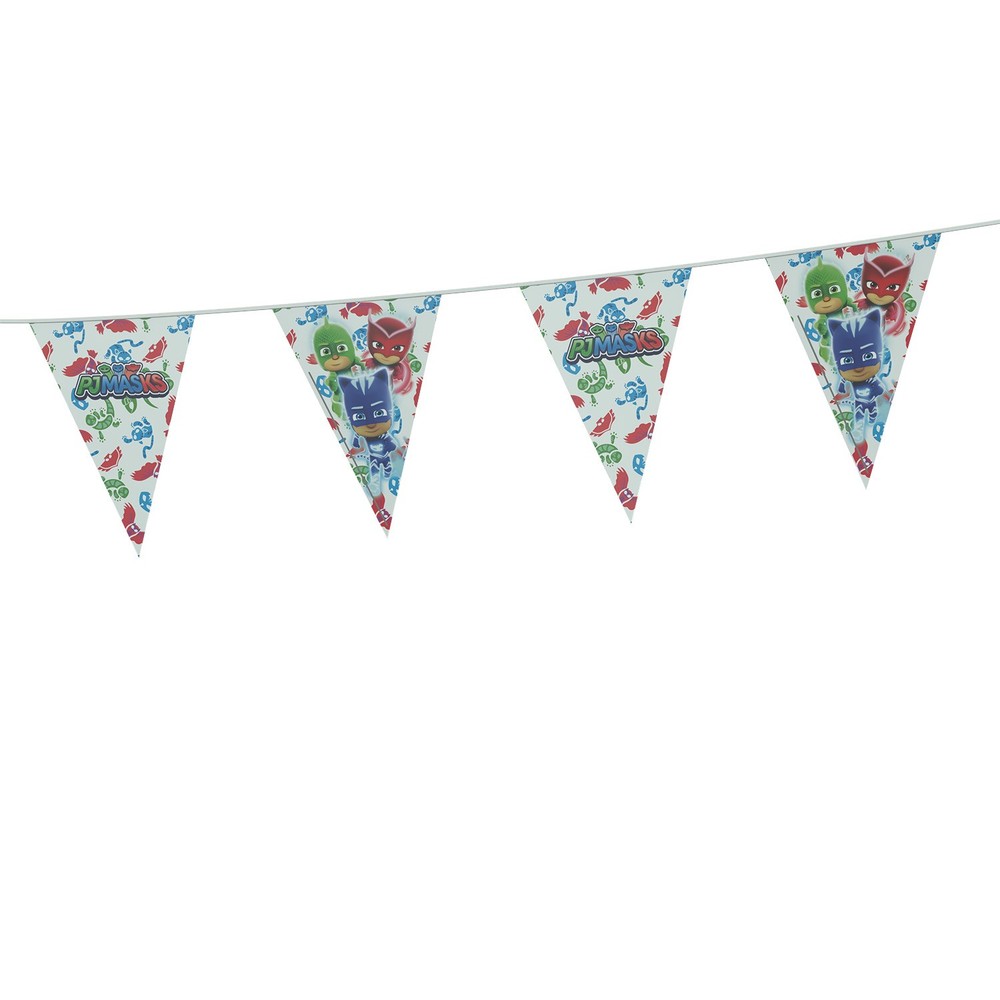 PJ Masks pennant banner multicolored party garland 16 ft