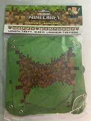 Minecraft “Happy Birthday” Banner. 7 Foot Long. Brand New