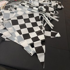 Racing Party Decorations Red, White, Black, Green