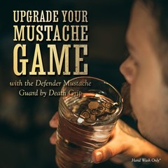 THE VINTAGE GROOMING CO. Defender Mustache Guard | Moustache Drinking Protect…
