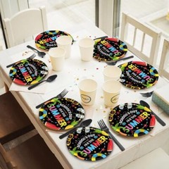48PCS School’s Out for The Summer Tableware for Kids Class End of School Year…