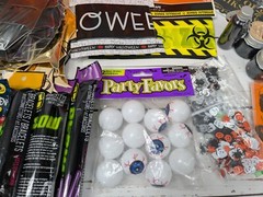 Target Halloween Themed Party Supplies Decorations Decor Spooky Skull Mask Glow