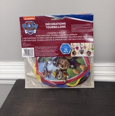 Paw Patrol Swirl Decorations Decorating Kit Birthday Party New In Package Props