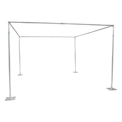 4.92-9.84FT Adjustable 4 Post Hardware Kit Outdoor Photo Wedding Party Stand
