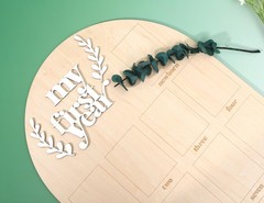 Baby 1st Birthday Party Decorations, Monthly Photo Board Wooden Arch Newborn