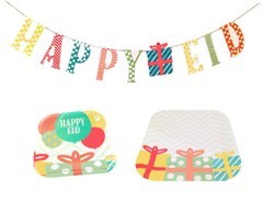 Eid Ramadan Party Banner and Plates Fun Pack