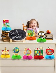 Back to School Table Decorations – 9 Pcs Welcome Back to School centerpieces …