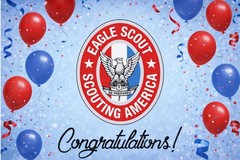 Eagle Scout 1/4 Cake Topper – Congratulations Eagle Scout Cake Decoration for…
