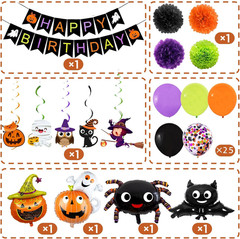 Halloween Party Decorations Halloween Birthday Party Decorations Include Hallowe