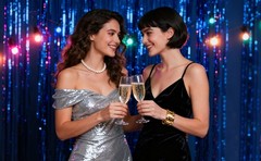 Birthday Party Streamer Backdrop Decorations-Glossy Foil,Brightly Colored, for