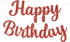 Glitter Happy Birthday Banner Sign Birthday Garland Wall Door Banners Flag for W