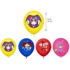 The Amazing Digital Circus Birthday Party Decoration Banner Balloons Baby Shower