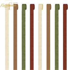 Christmas Decorations, 8 Rolls Green Red Brown Crepe Paper Party Streamers for X