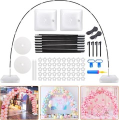 Chamvis Balloon Arch Kit, 9FT Height & 10FT Width Adjustable Balloon Arch Stand